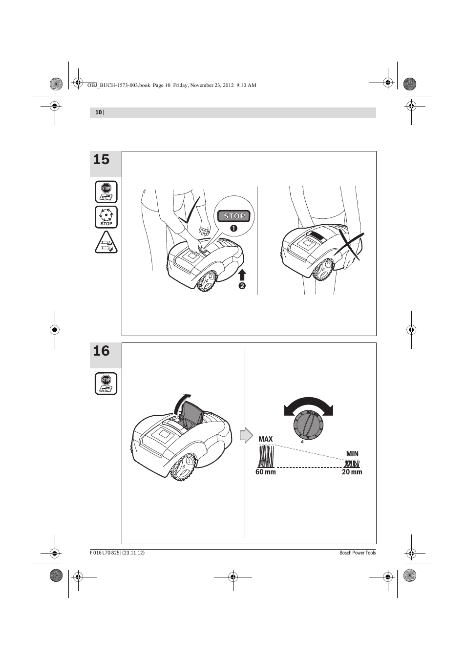 Bosch Indego User Manual | Page 10 / 309