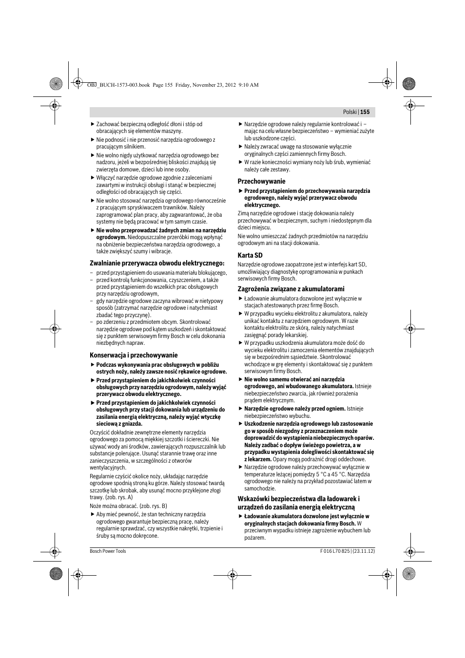 Bosch Indego User Manual | Page 155 / 309