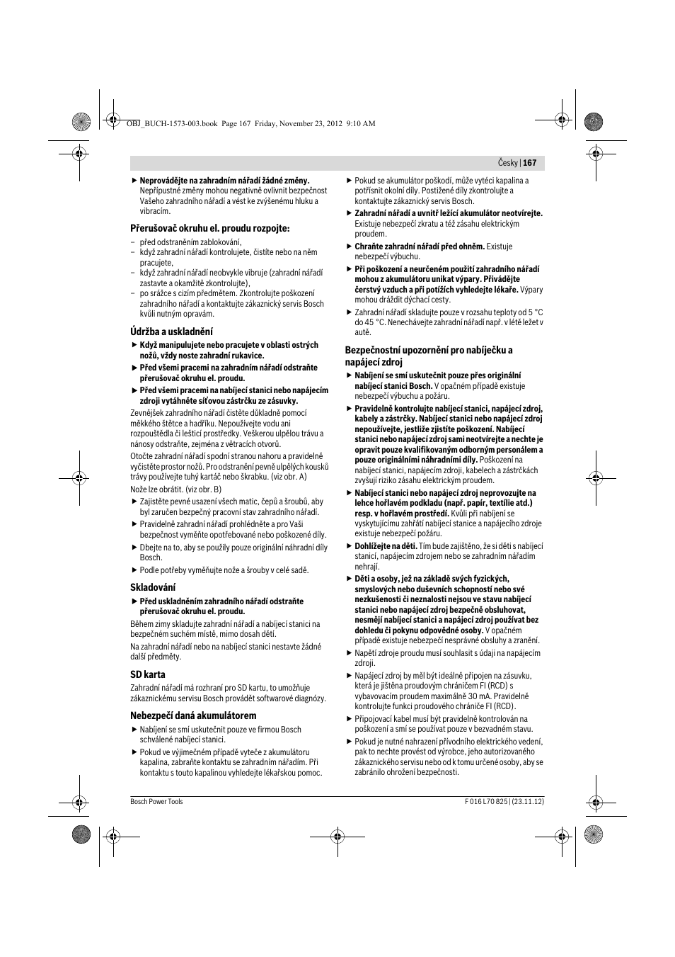 Bosch Indego User Manual | Page 167 / 309