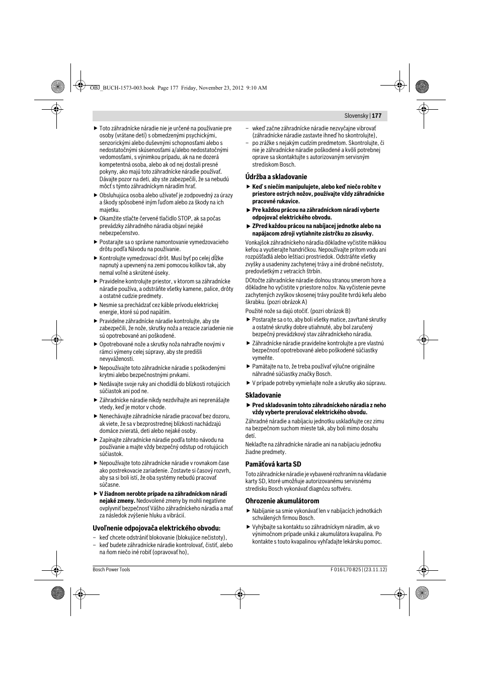 Bosch Indego User Manual | Page 177 / 309