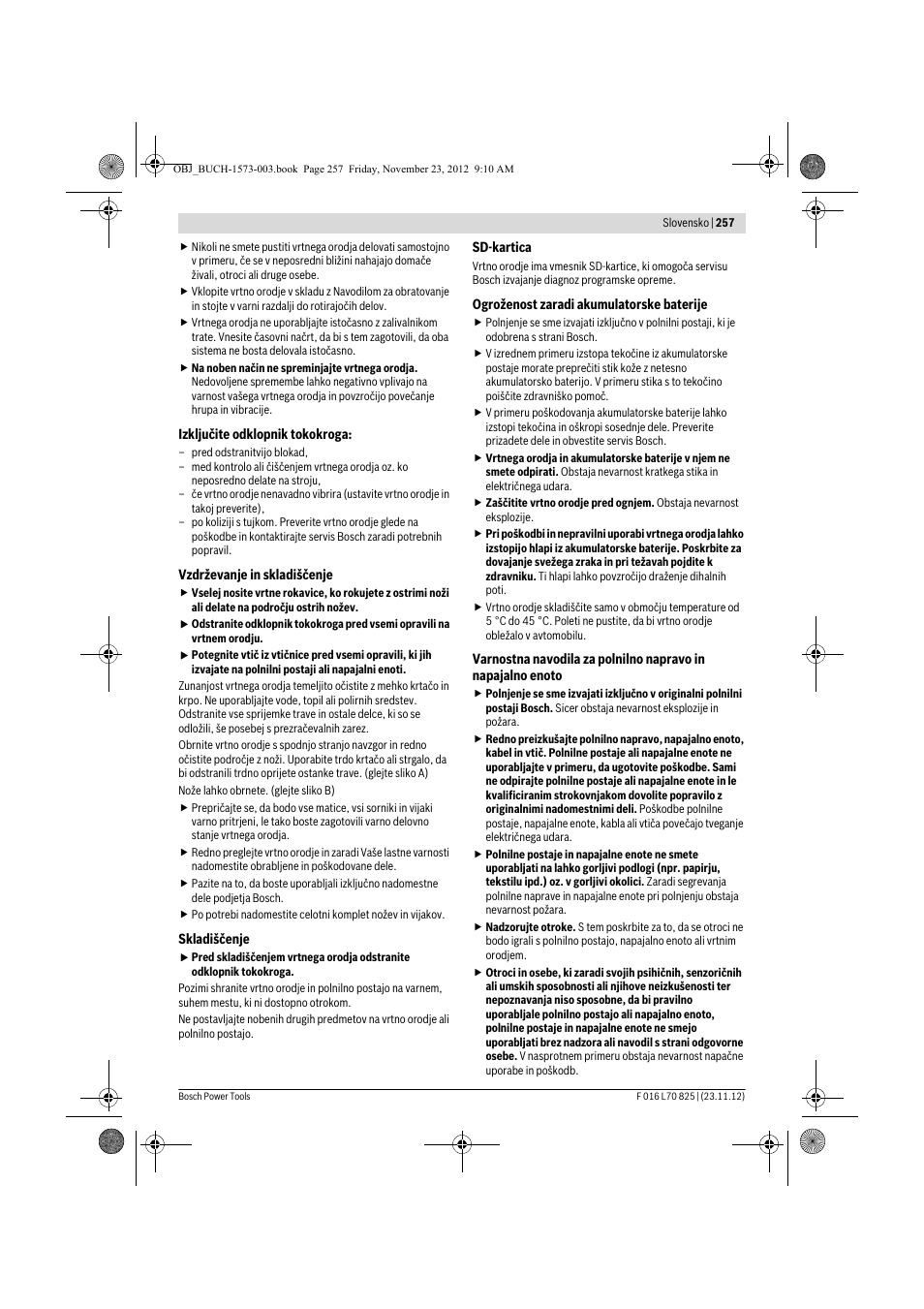 Bosch Indego User Manual | Page 257 / 309