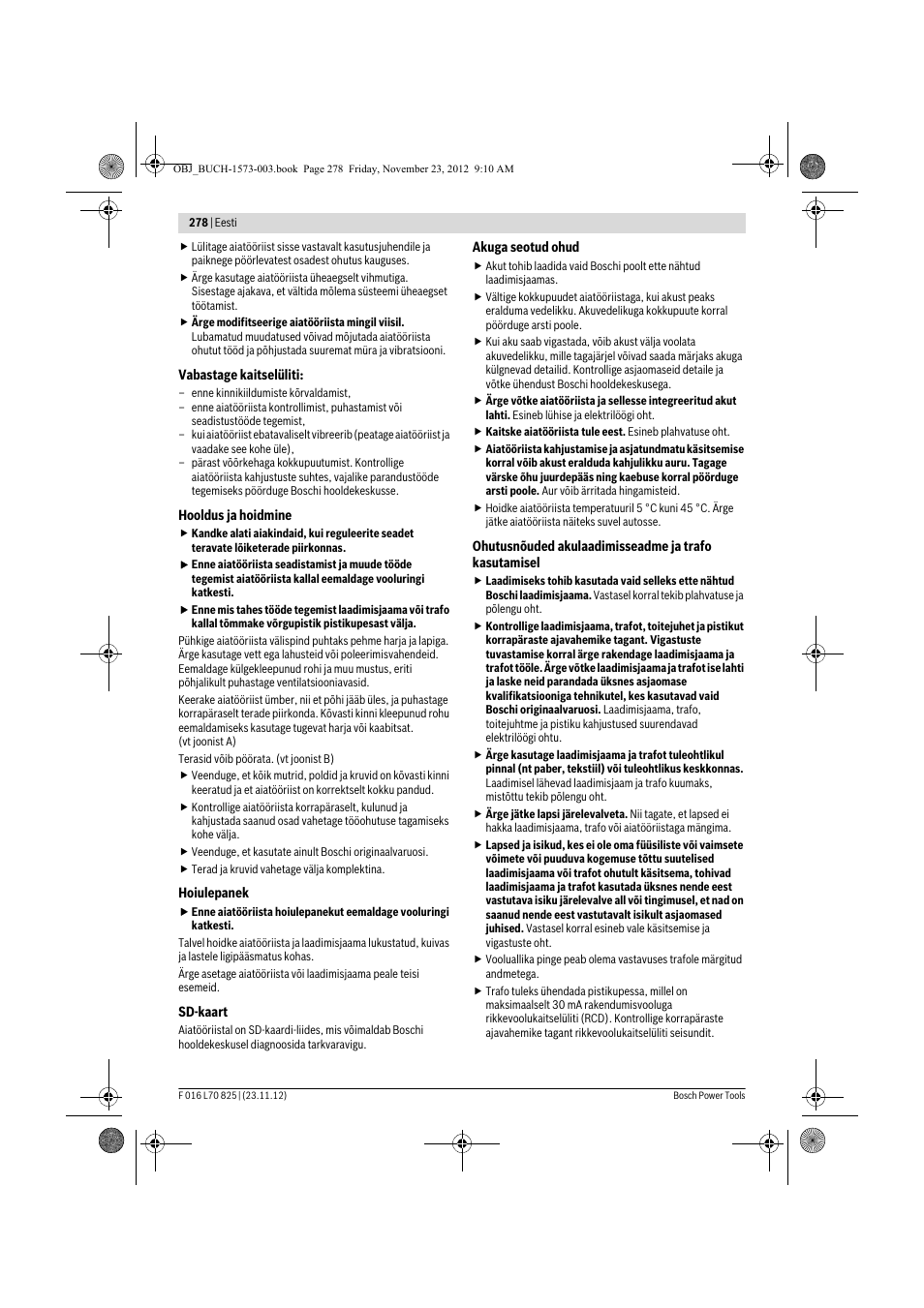 Bosch Indego User Manual | Page 278 / 309