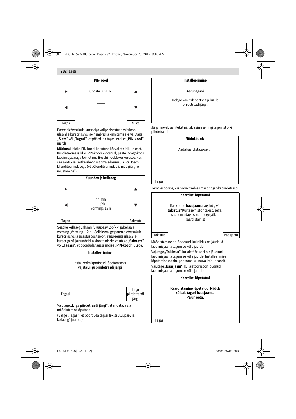 Bosch Indego User Manual | Page 282 / 309