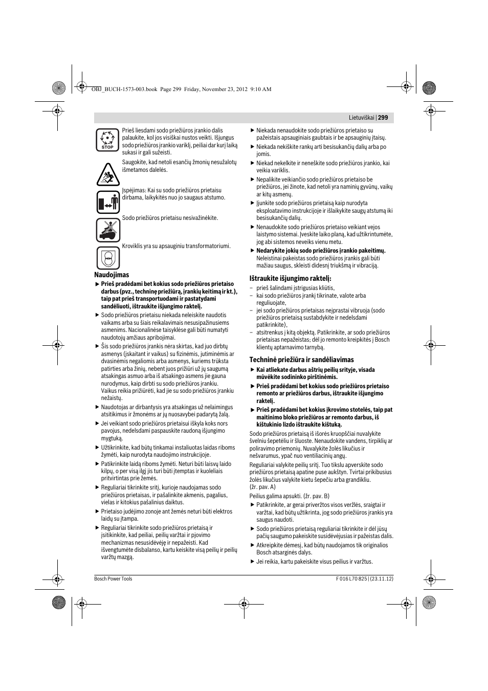 Bosch Indego User Manual | Page 299 / 309