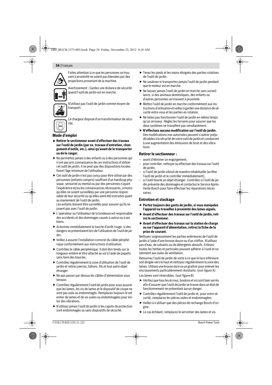 Bosch Indego User Manual | Page 34 / 309