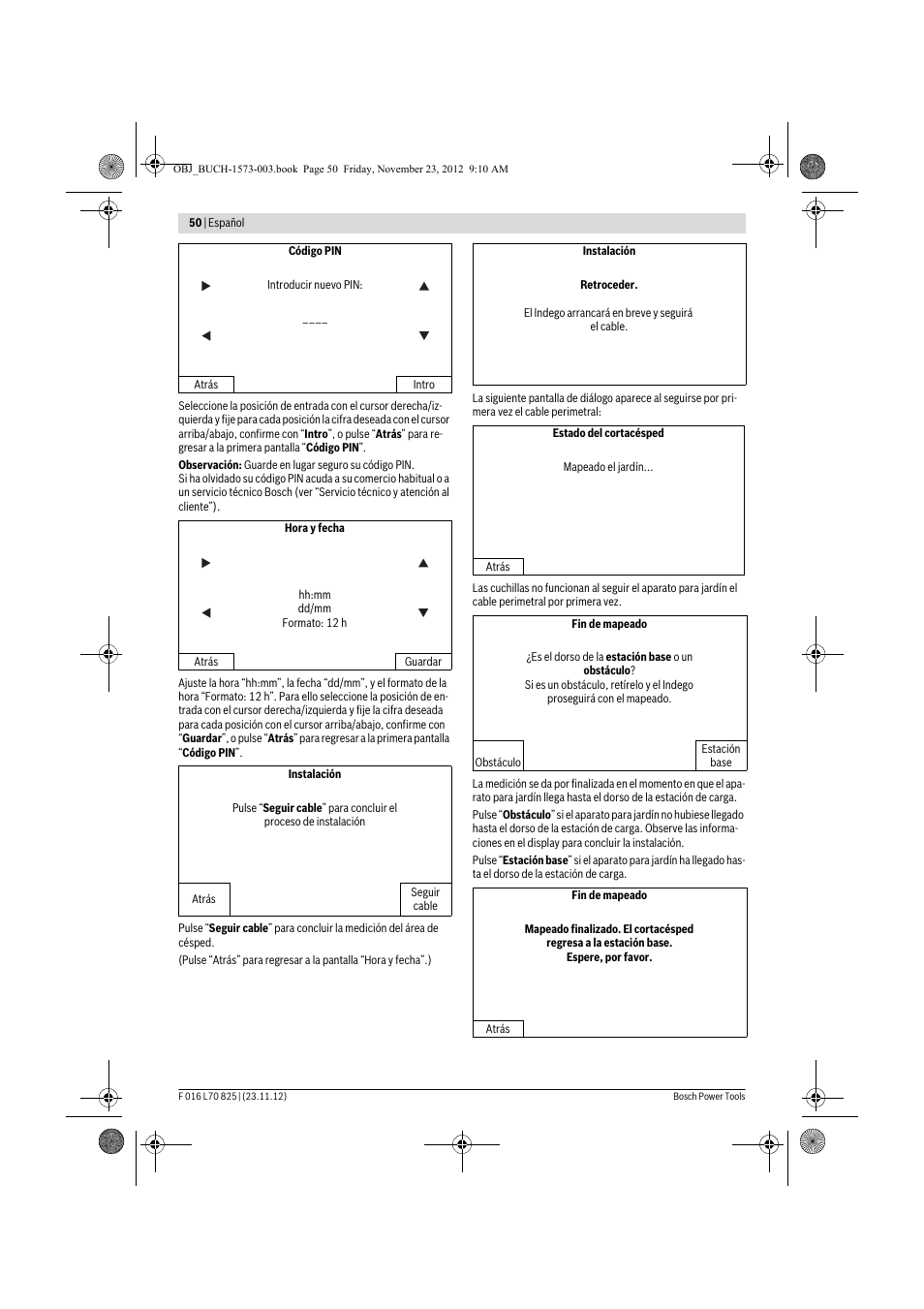 Bosch Indego User Manual | Page 50 / 309