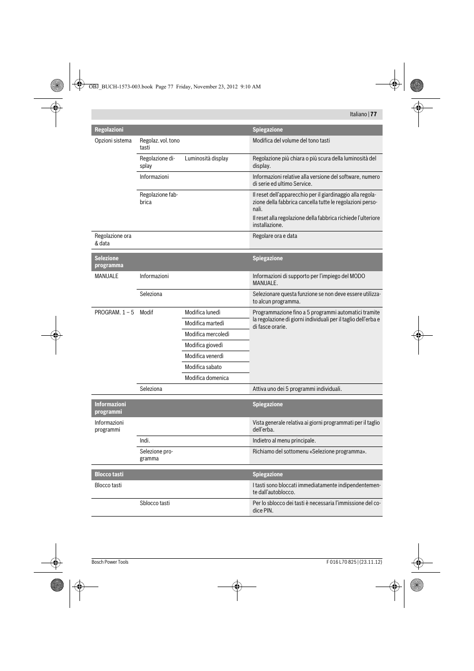 Bosch Indego User Manual | Page 77 / 309