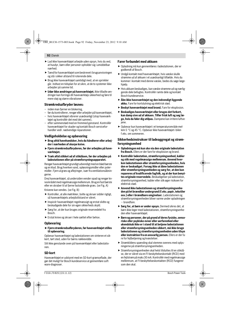 Bosch Indego User Manual | Page 92 / 309