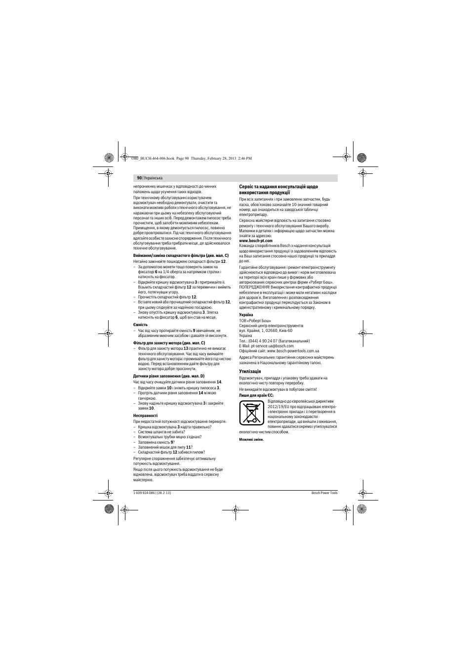 Bosch GAS 25 L SFC Professional User Manual | Page 90 / 146
