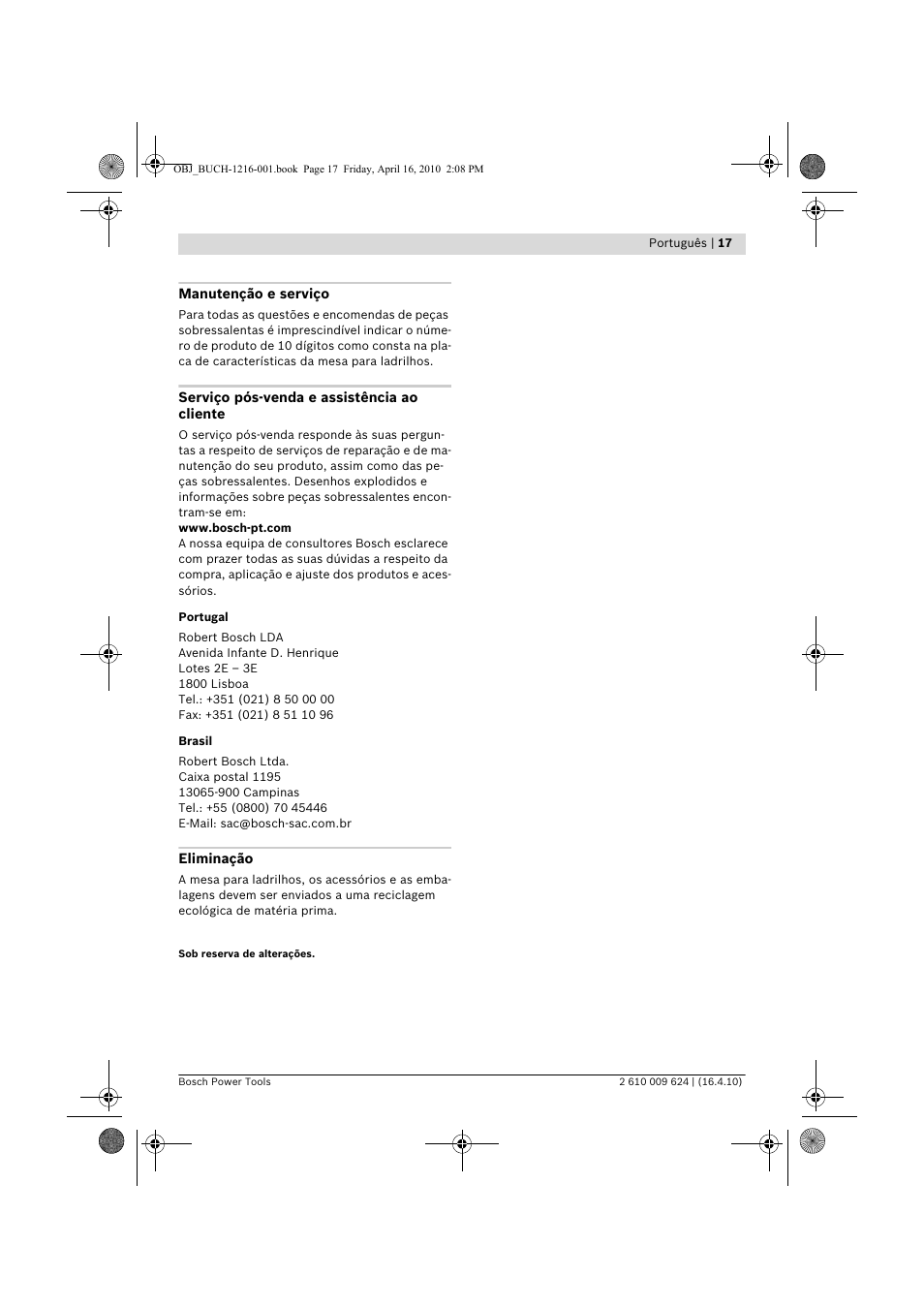 Bosch GTD 1 Professional User Manual | Page 17 / 65