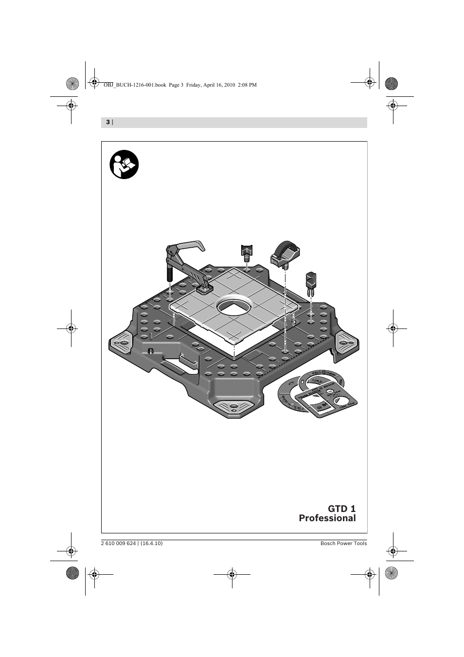 Gtd 1 professional | Bosch GTD 1 Professional User Manual | Page 3 / 65