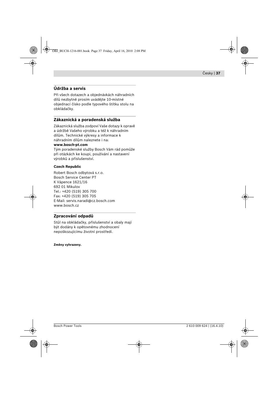 Bosch GTD 1 Professional User Manual | Page 37 / 65