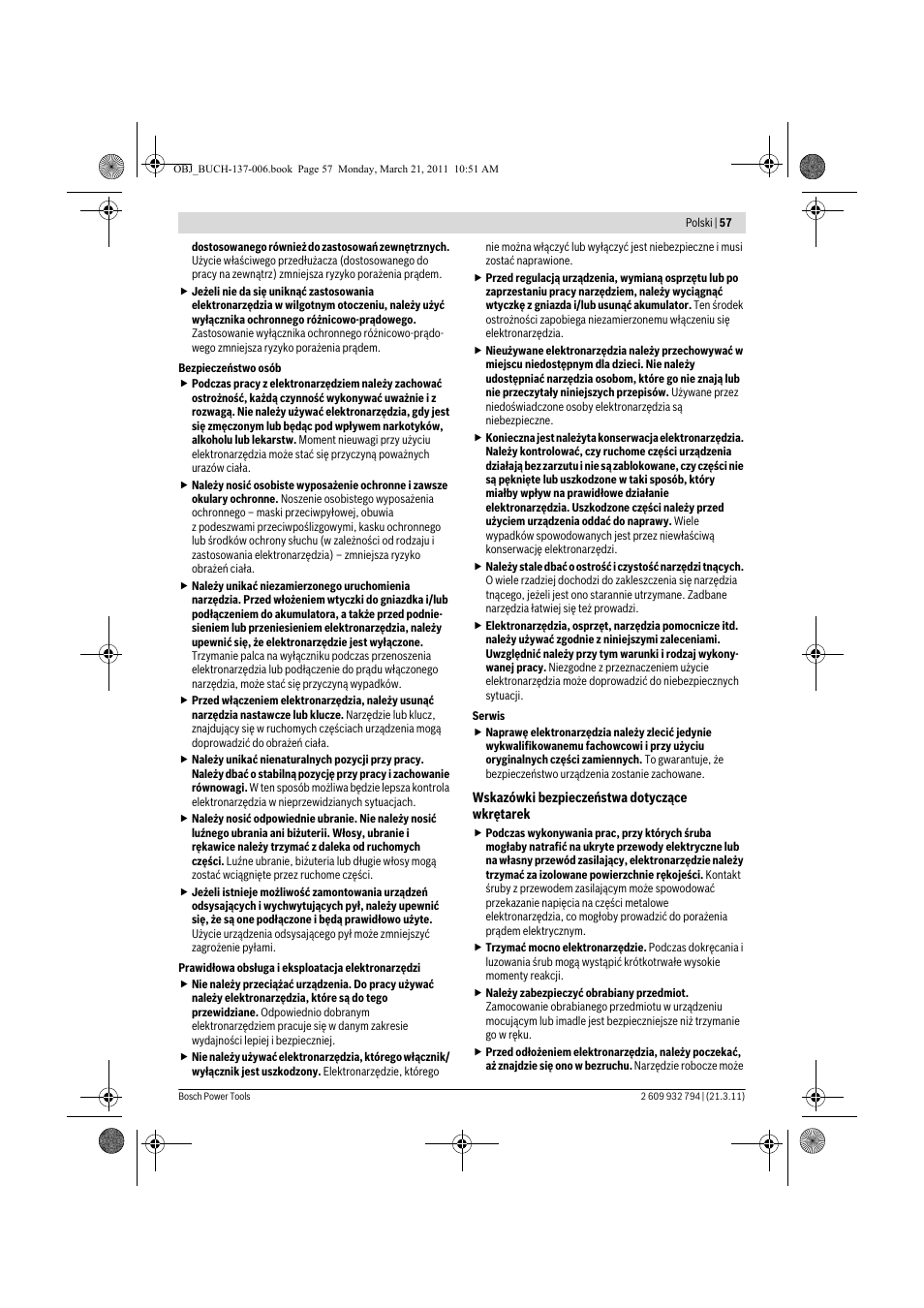 Bosch GSR 6-60 TE Professional User Manual | Page 57 / 119