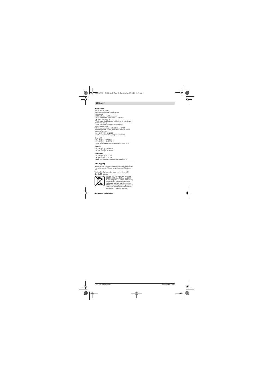 Bosch ALS 25 User Manual | Page 12 / 107