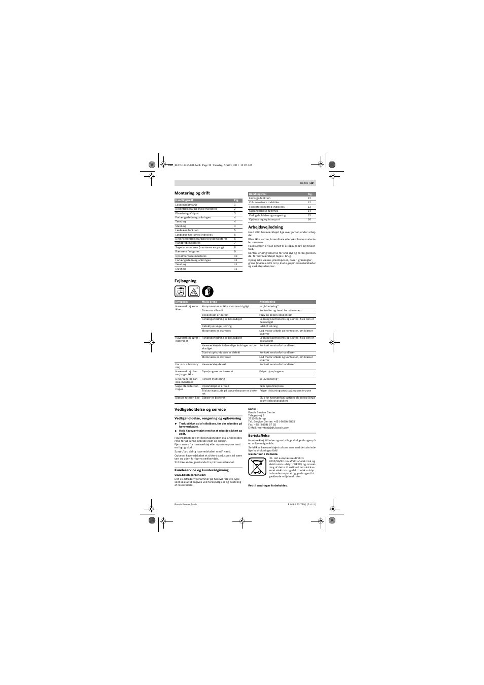 Bosch ALS 25 User Manual | Page 39 / 107
