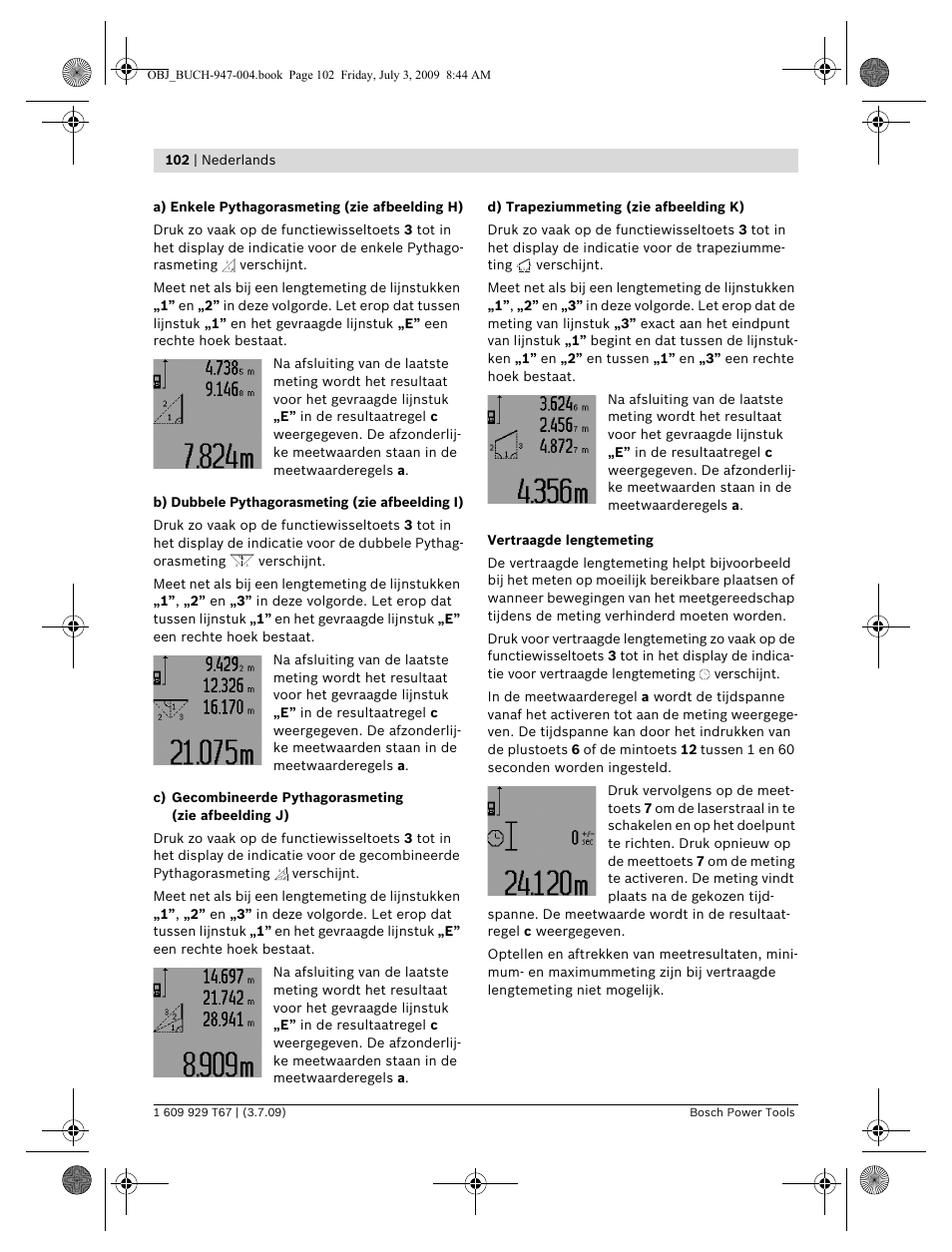 Bosch GLM 150 Professional User Manual | Page 102 / 440