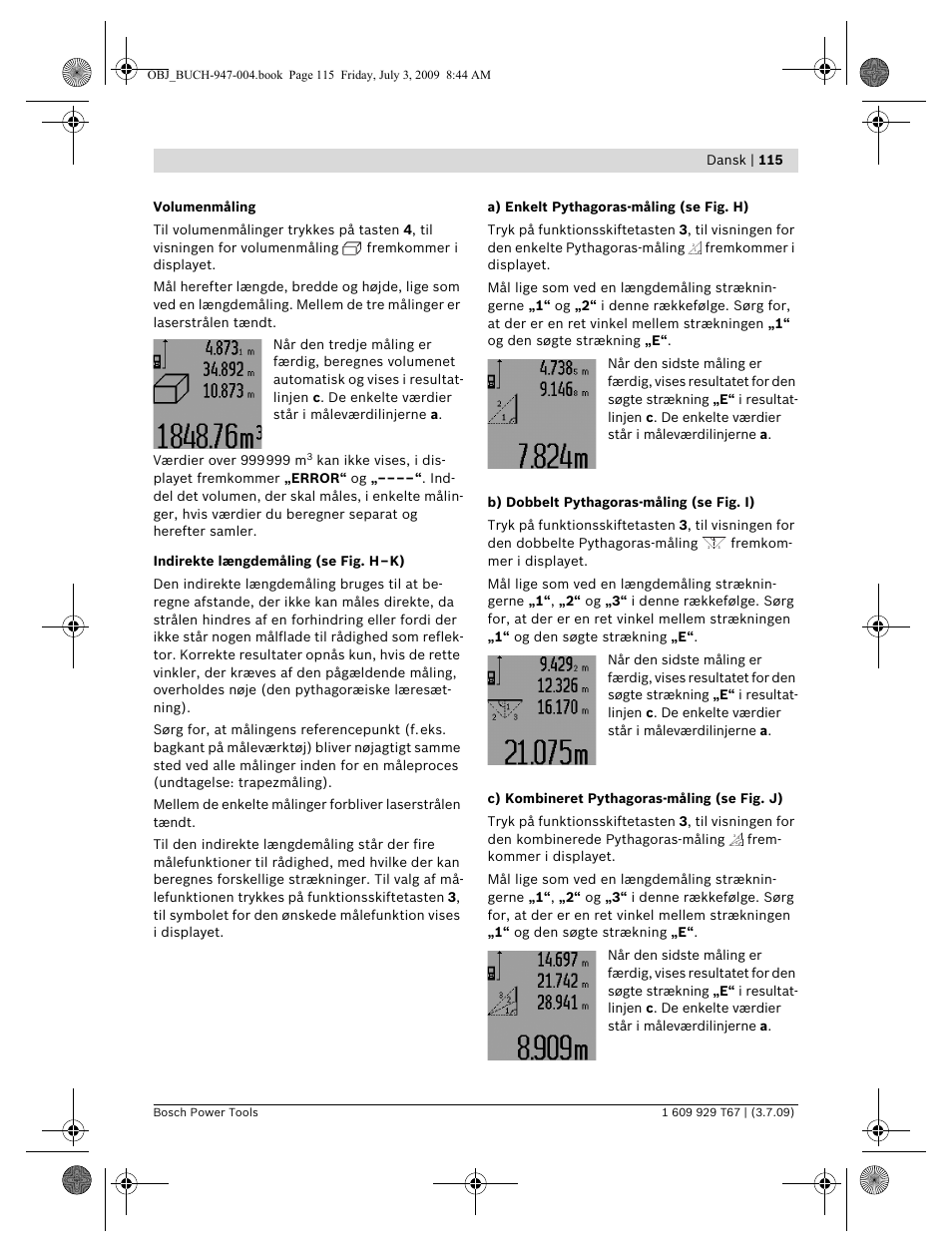 Bosch GLM 150 Professional User Manual | Page 115 / 440