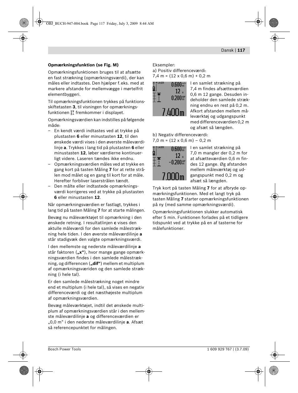 Bosch GLM 150 Professional User Manual | Page 117 / 440