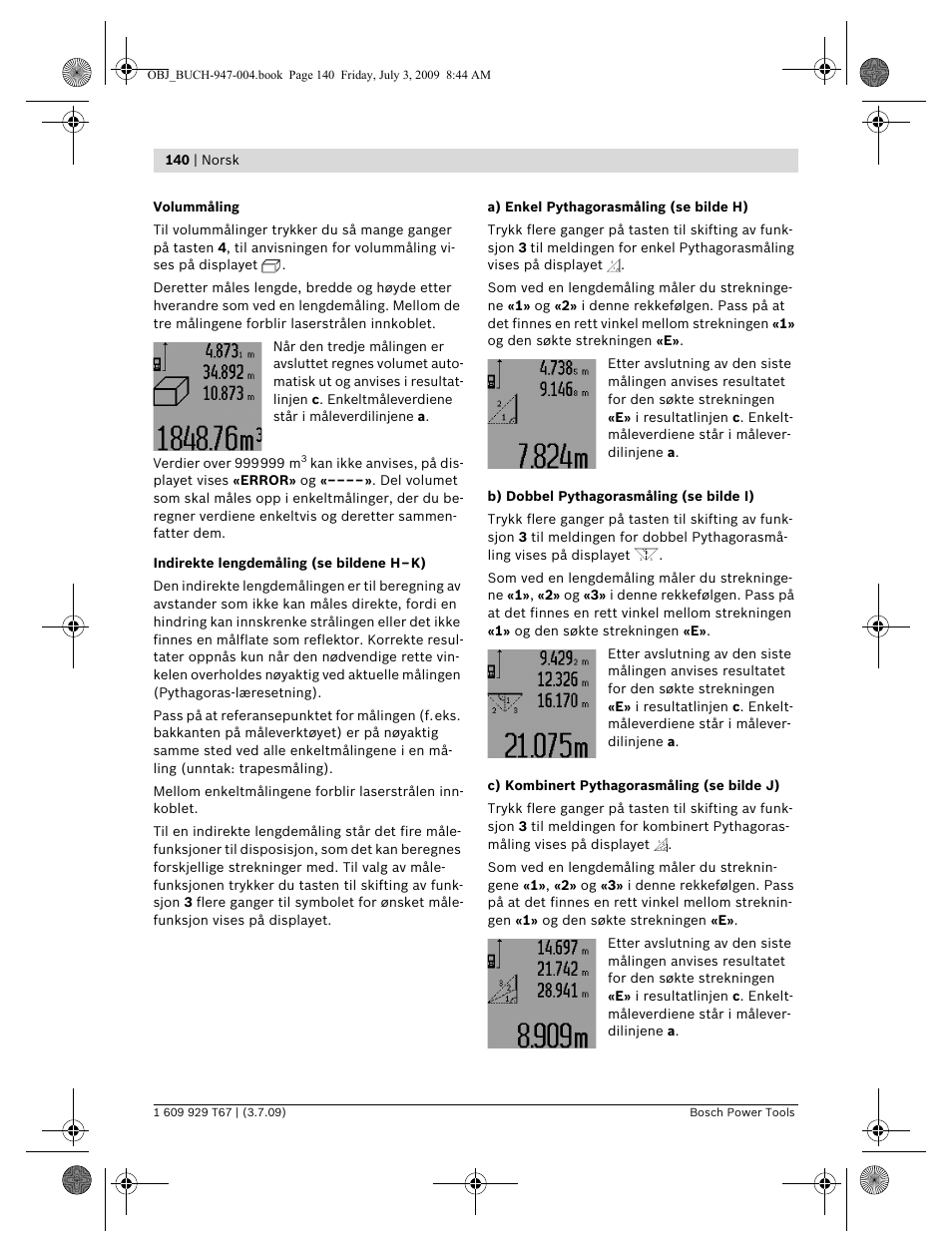 Bosch GLM 150 Professional User Manual | Page 140 / 440