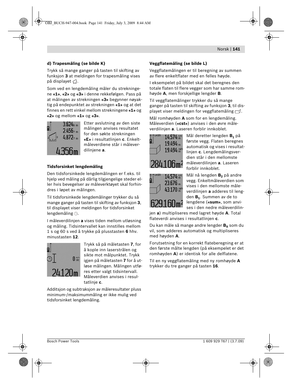 Bosch GLM 150 Professional User Manual | Page 141 / 440