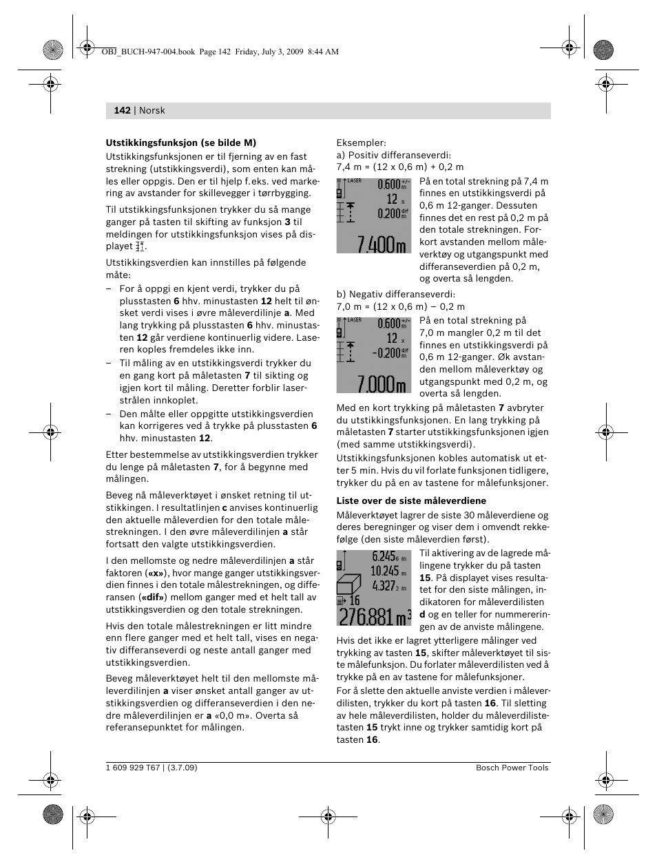 Bosch GLM 150 Professional User Manual | Page 142 / 440