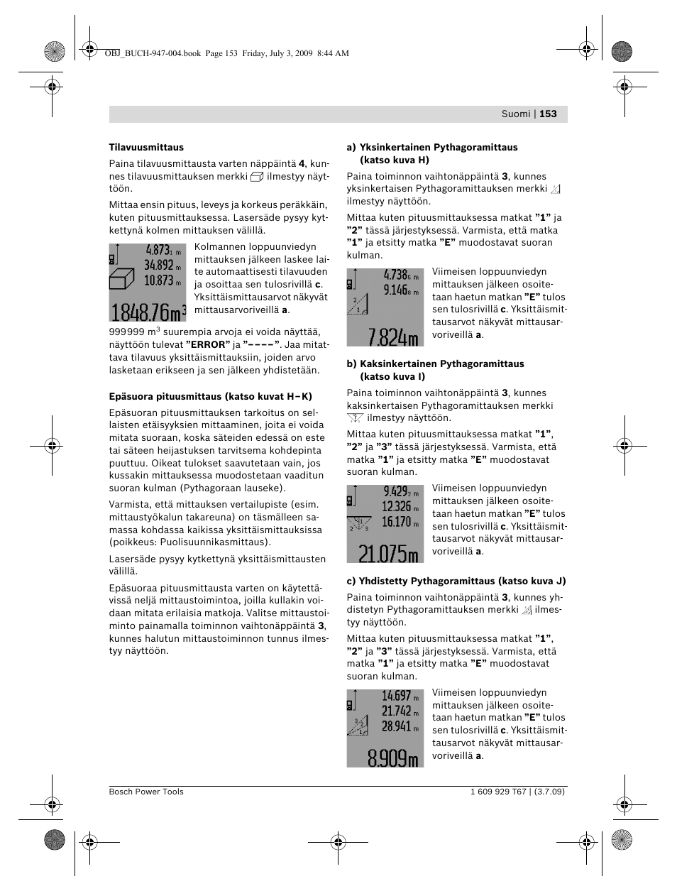 Bosch GLM 150 Professional User Manual | Page 153 / 440