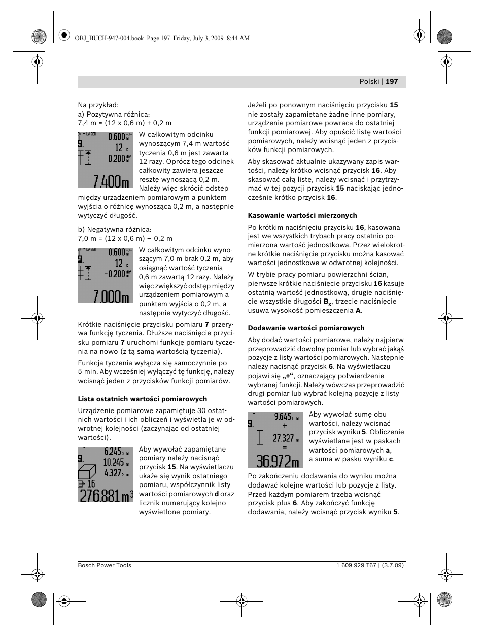 Bosch GLM 150 Professional User Manual | Page 197 / 440
