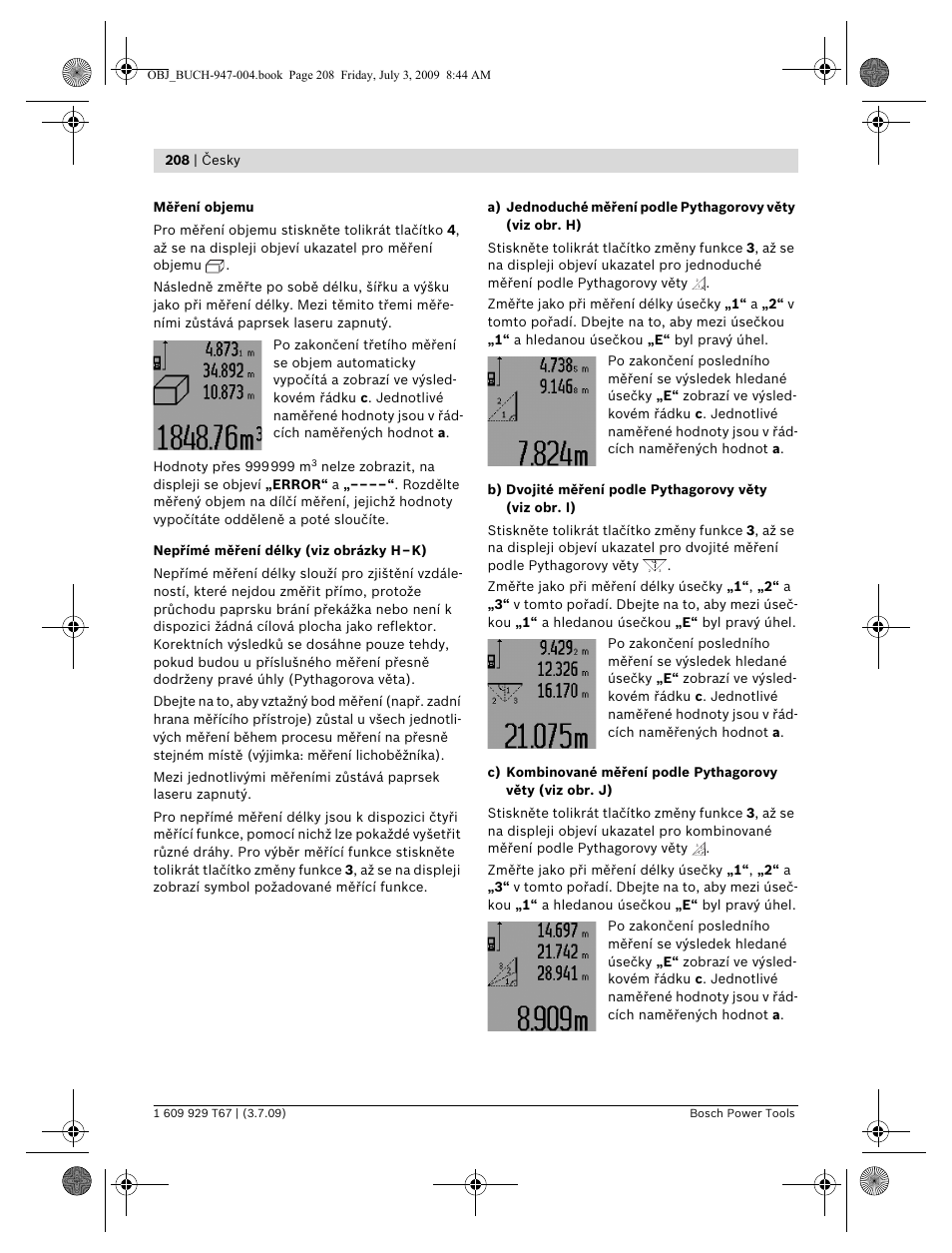 Bosch GLM 150 Professional User Manual | Page 208 / 440