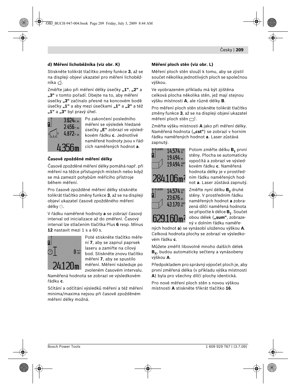 Bosch GLM 150 Professional User Manual | Page 209 / 440
