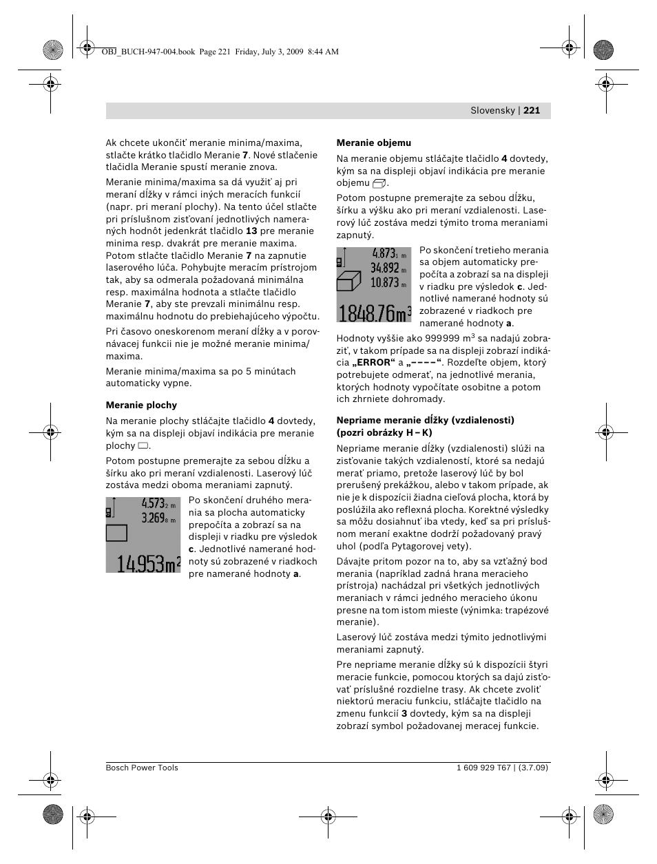 Bosch GLM 150 Professional User Manual | Page 221 / 440