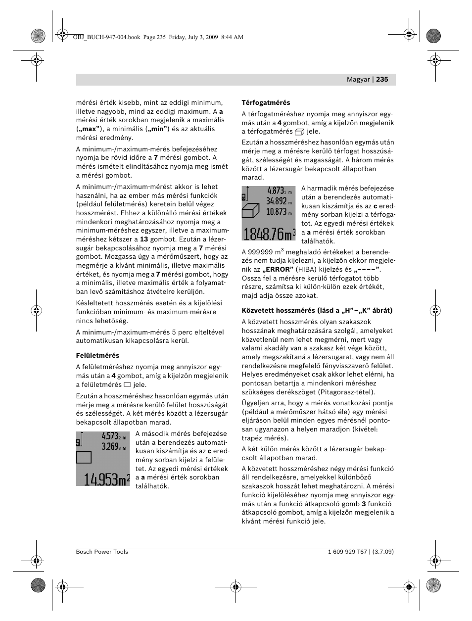 Bosch GLM 150 Professional User Manual | Page 235 / 440