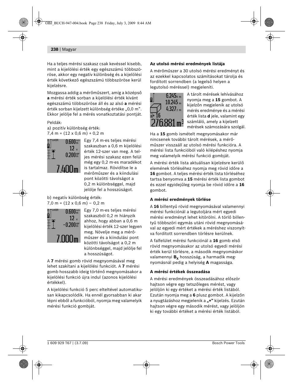 Bosch GLM 150 Professional User Manual | Page 238 / 440