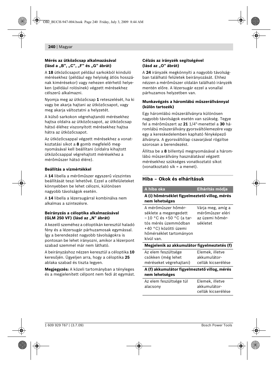 Bosch GLM 150 Professional User Manual | Page 240 / 440
