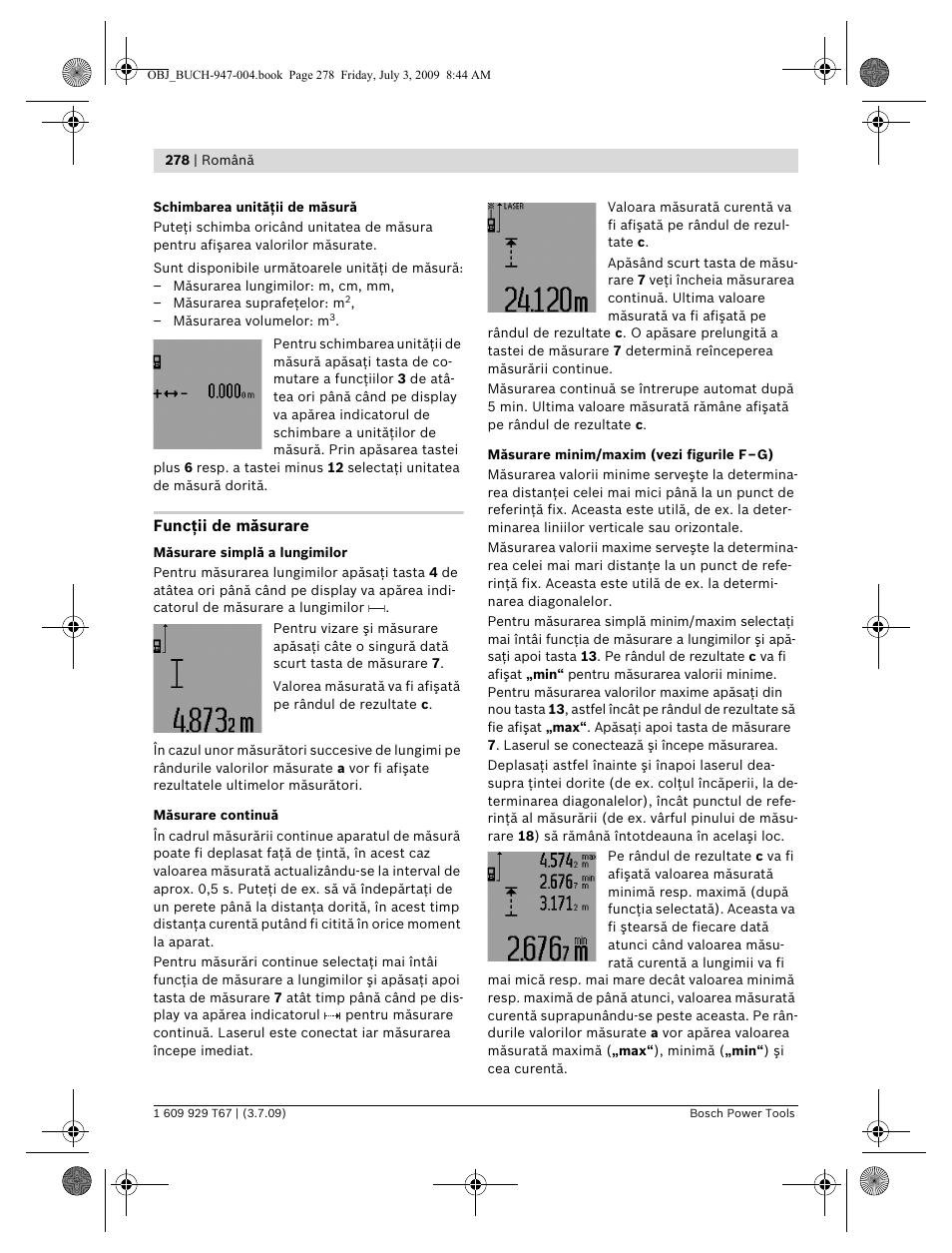 Bosch GLM 150 Professional User Manual | Page 278 / 440