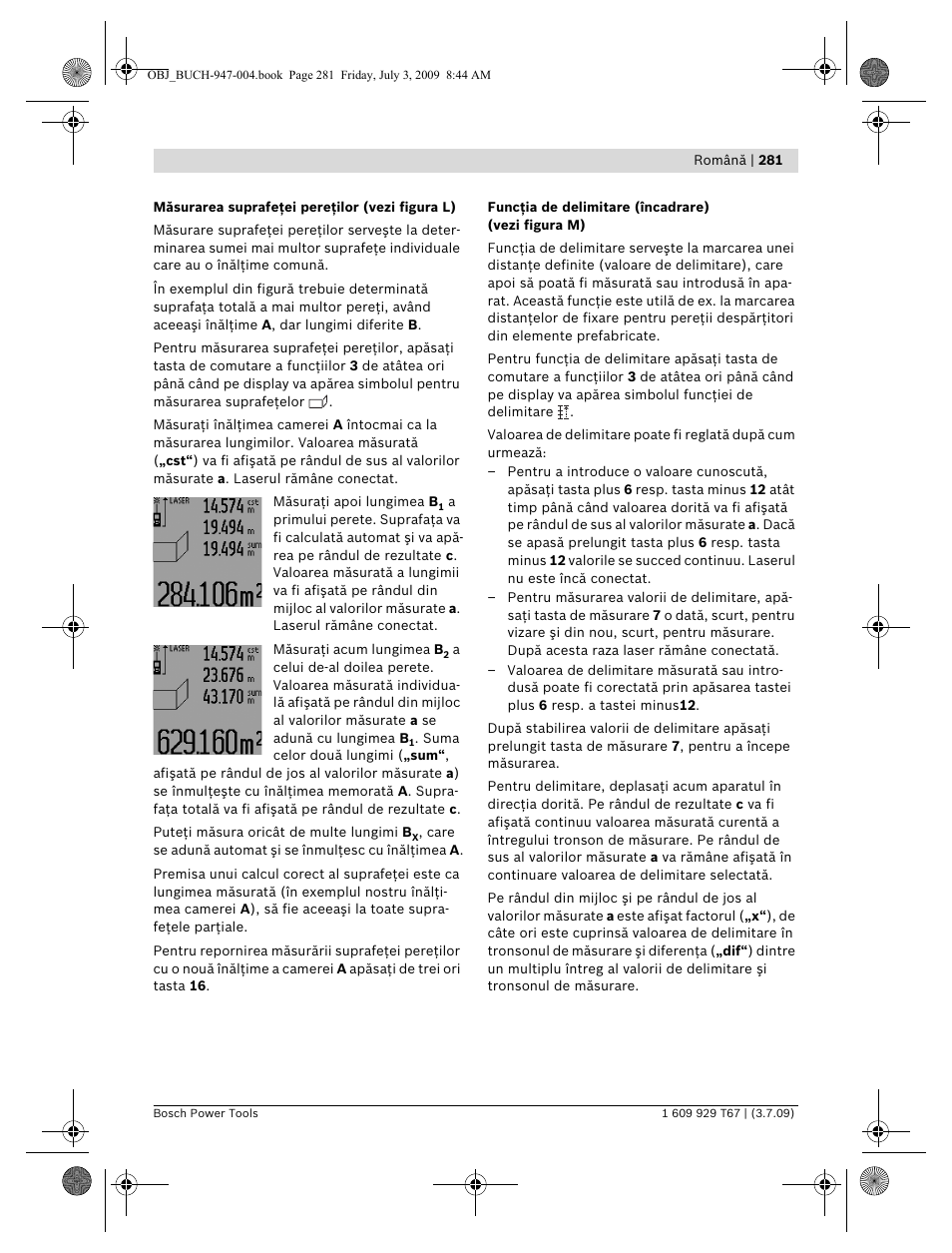 Bosch GLM 150 Professional User Manual | Page 281 / 440
