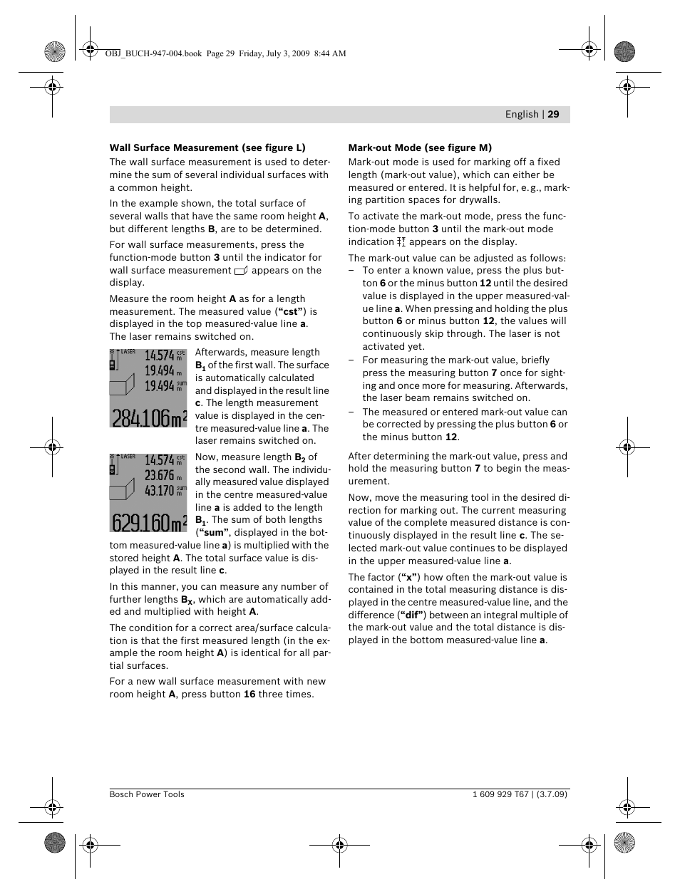 Bosch GLM 150 Professional User Manual | Page 29 / 440