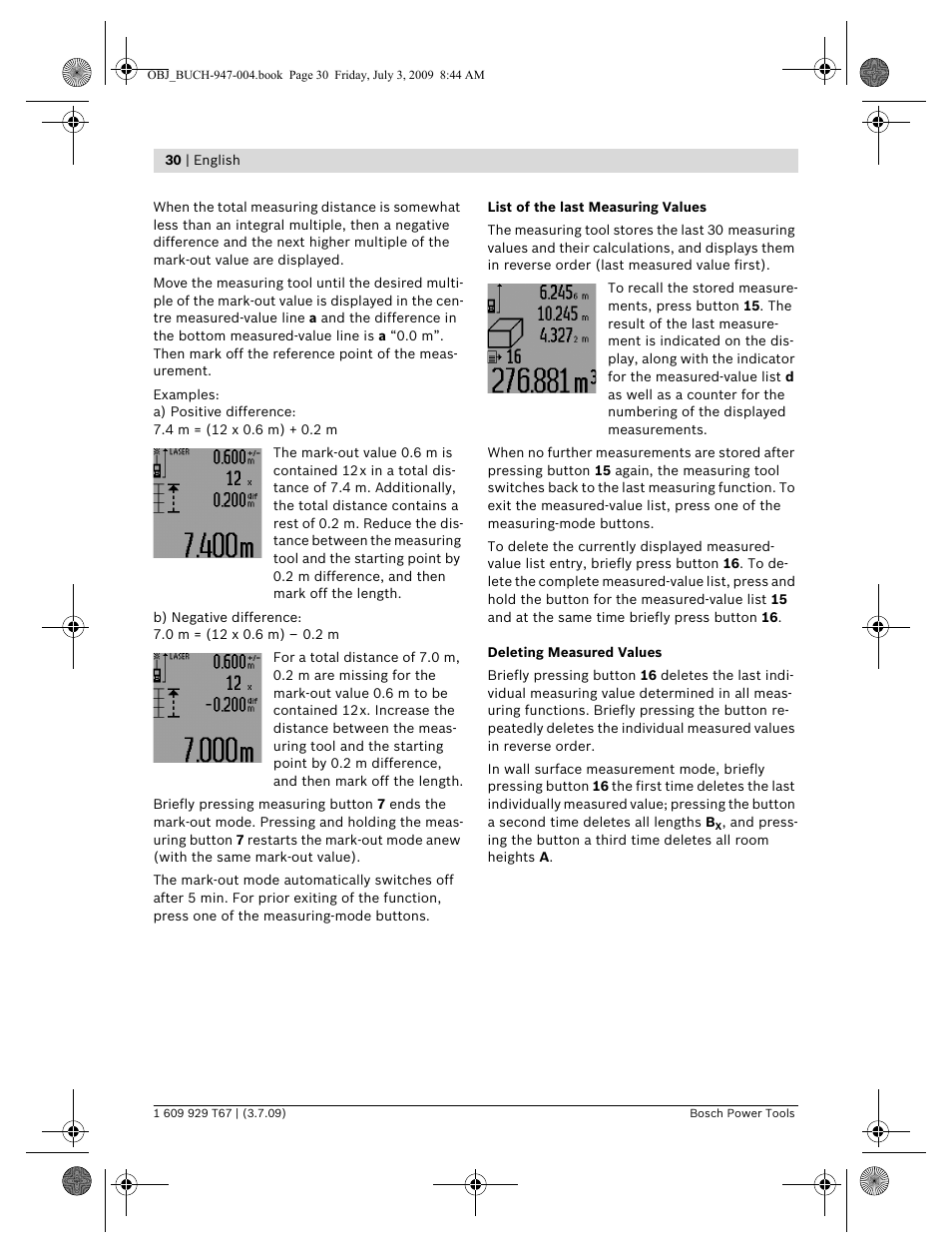 Bosch GLM 150 Professional User Manual | Page 30 / 440