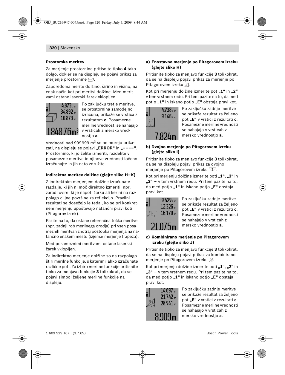 Bosch GLM 150 Professional User Manual | Page 320 / 440