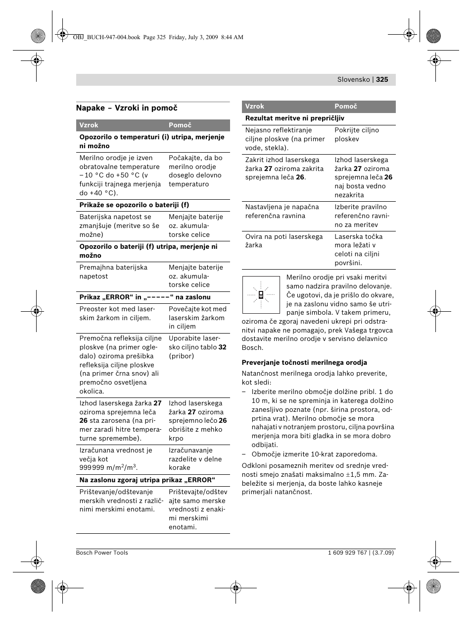 Bosch GLM 150 Professional User Manual | Page 325 / 440
