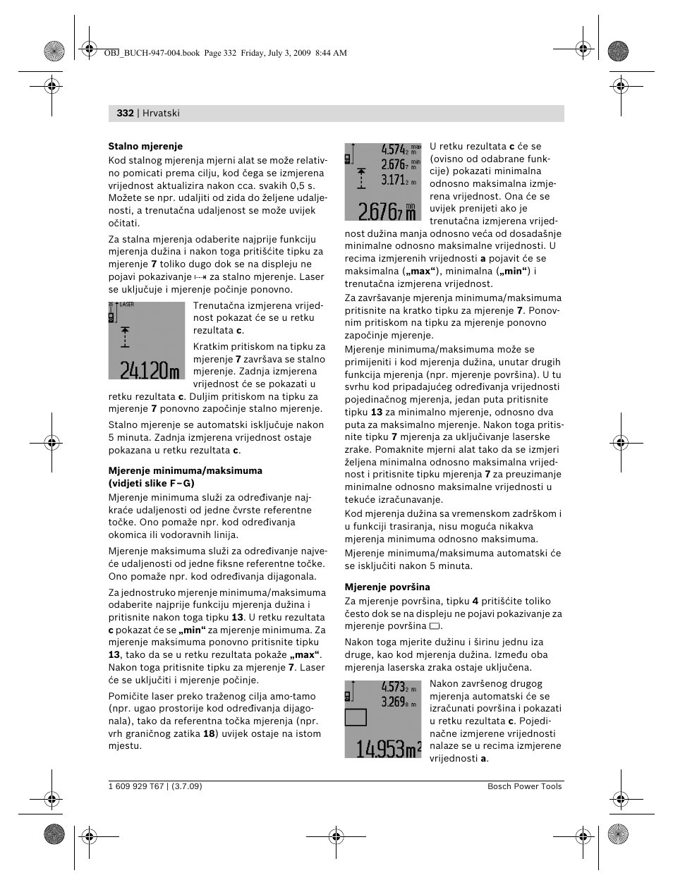 Bosch GLM 150 Professional User Manual | Page 332 / 440