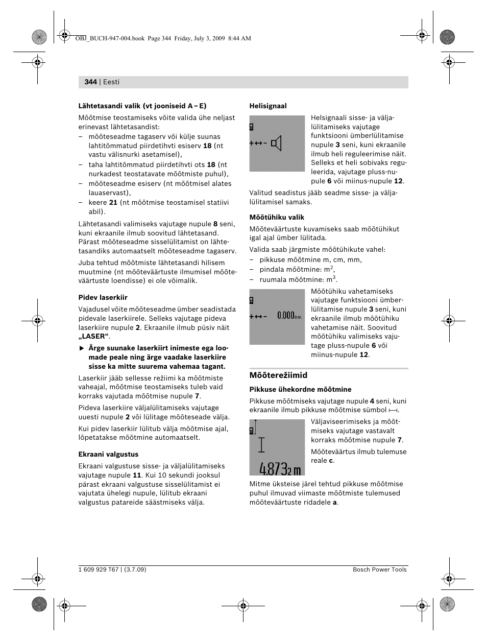 Bosch GLM 150 Professional User Manual | Page 344 / 440