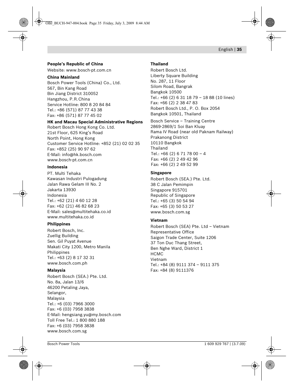 Bosch GLM 150 Professional User Manual | Page 35 / 440