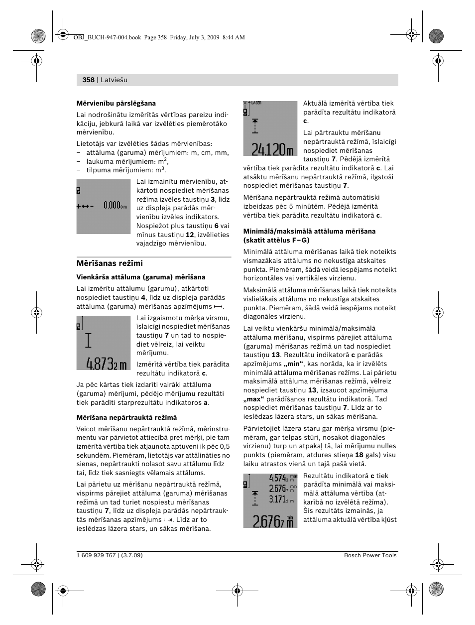 Bosch GLM 150 Professional User Manual | Page 358 / 440