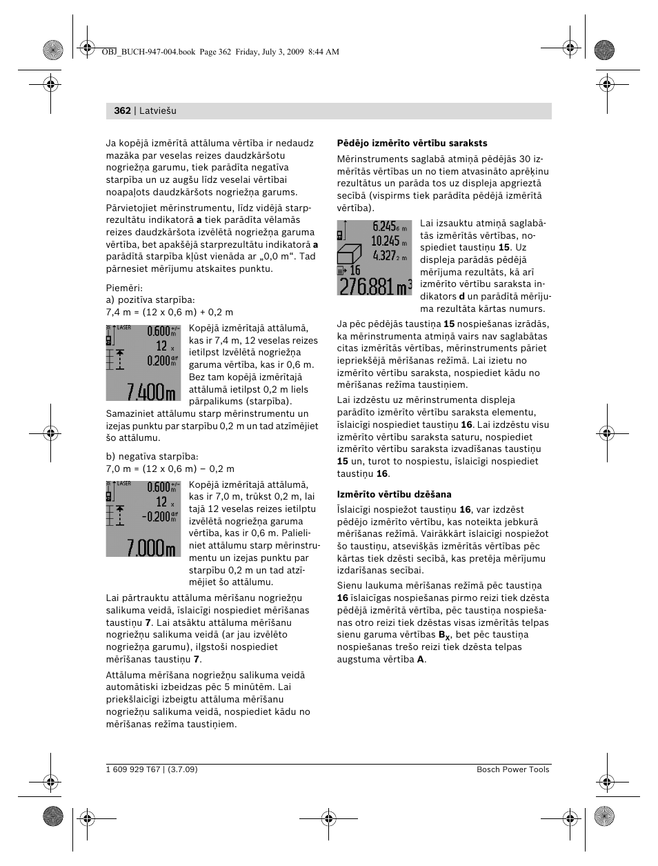 Bosch GLM 150 Professional User Manual | Page 362 / 440