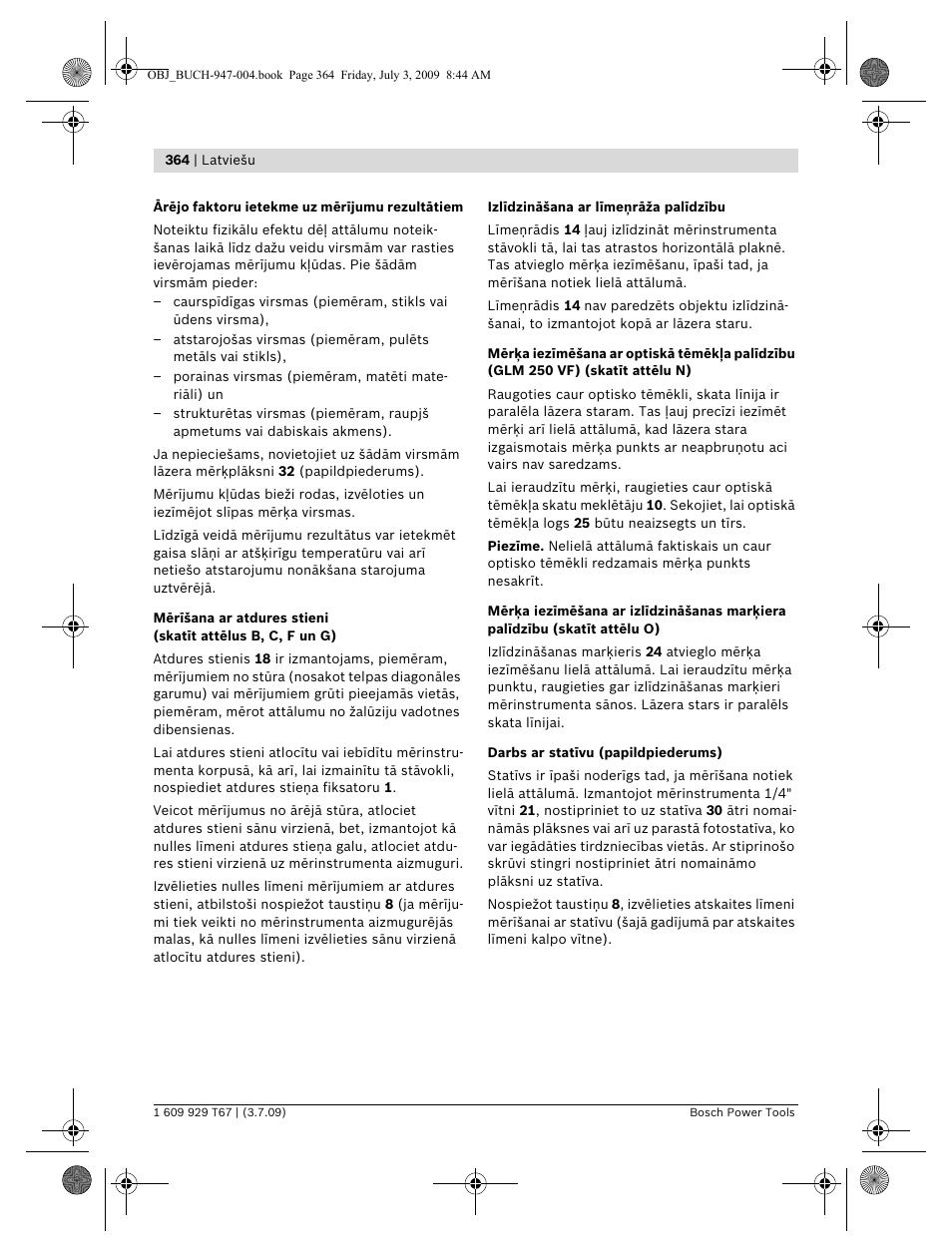 Bosch GLM 150 Professional User Manual | Page 364 / 440