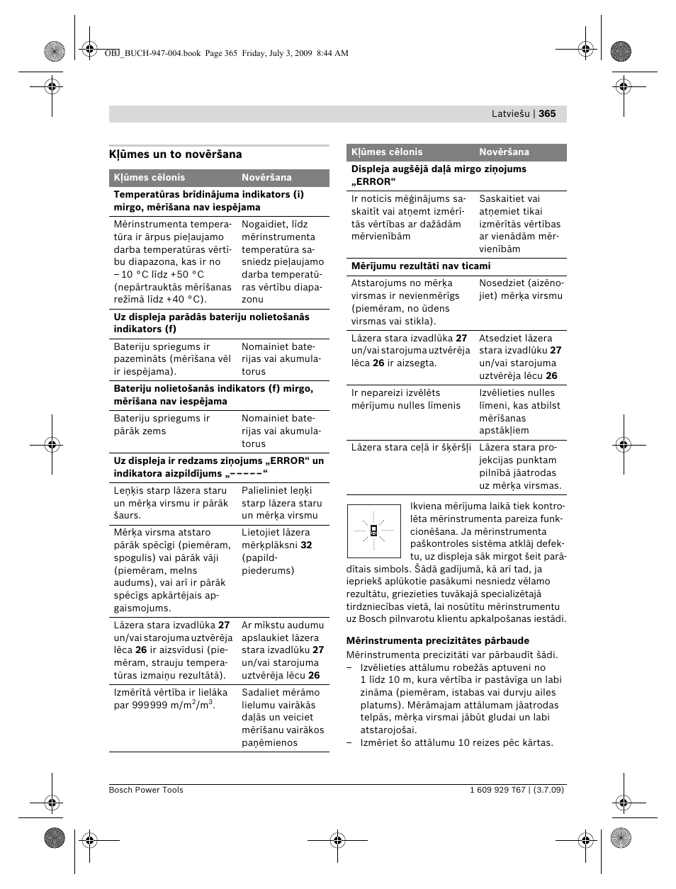 Bosch GLM 150 Professional User Manual | Page 365 / 440