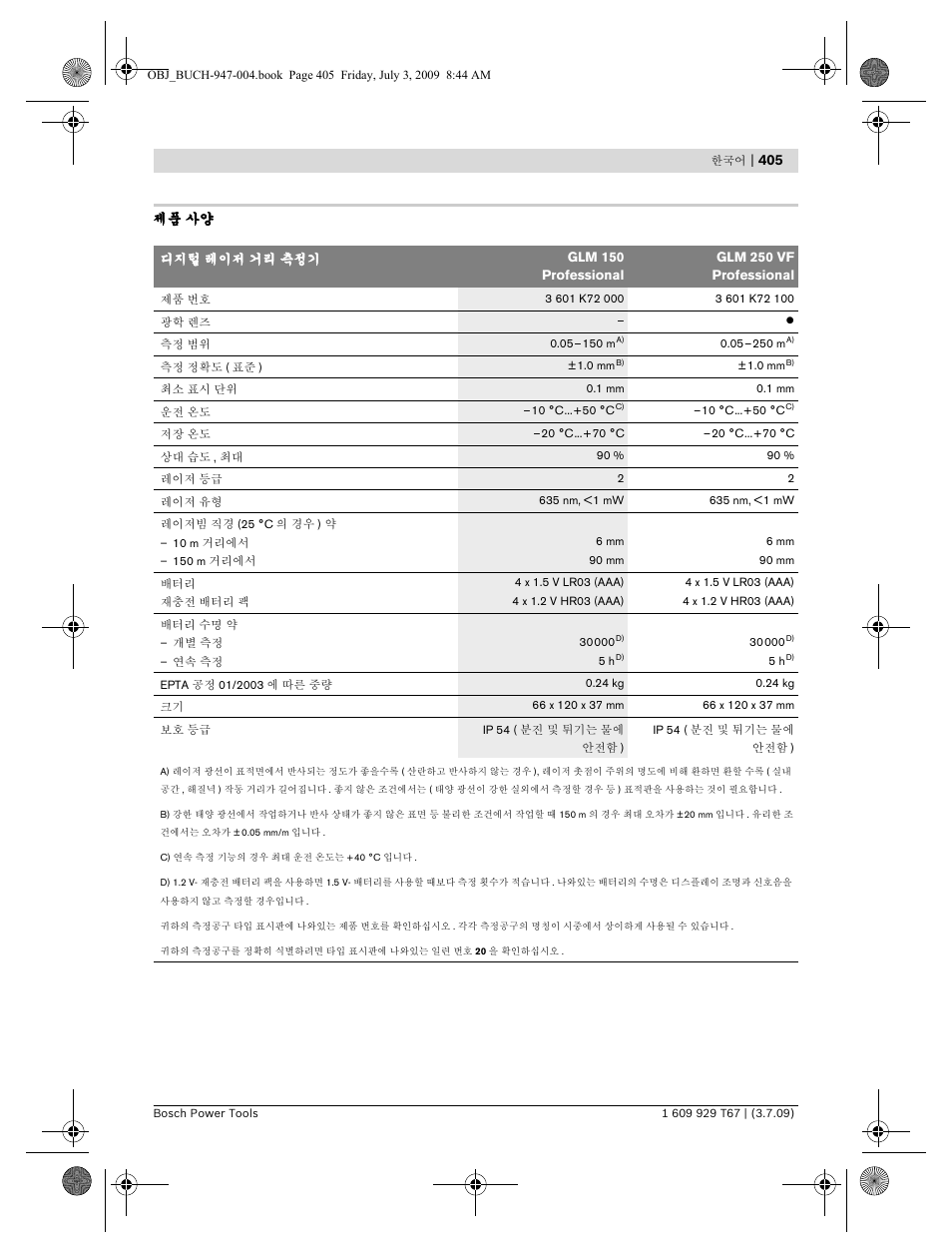 Bosch GLM 150 Professional User Manual | Page 405 / 440