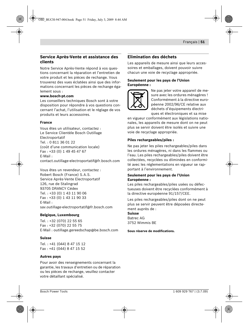 Bosch GLM 150 Professional User Manual | Page 51 / 440