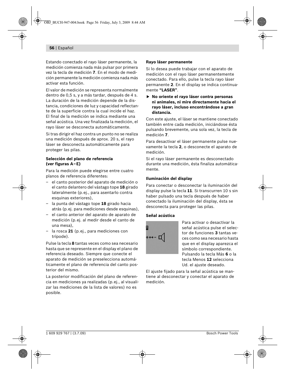 Bosch GLM 150 Professional User Manual | Page 56 / 440
