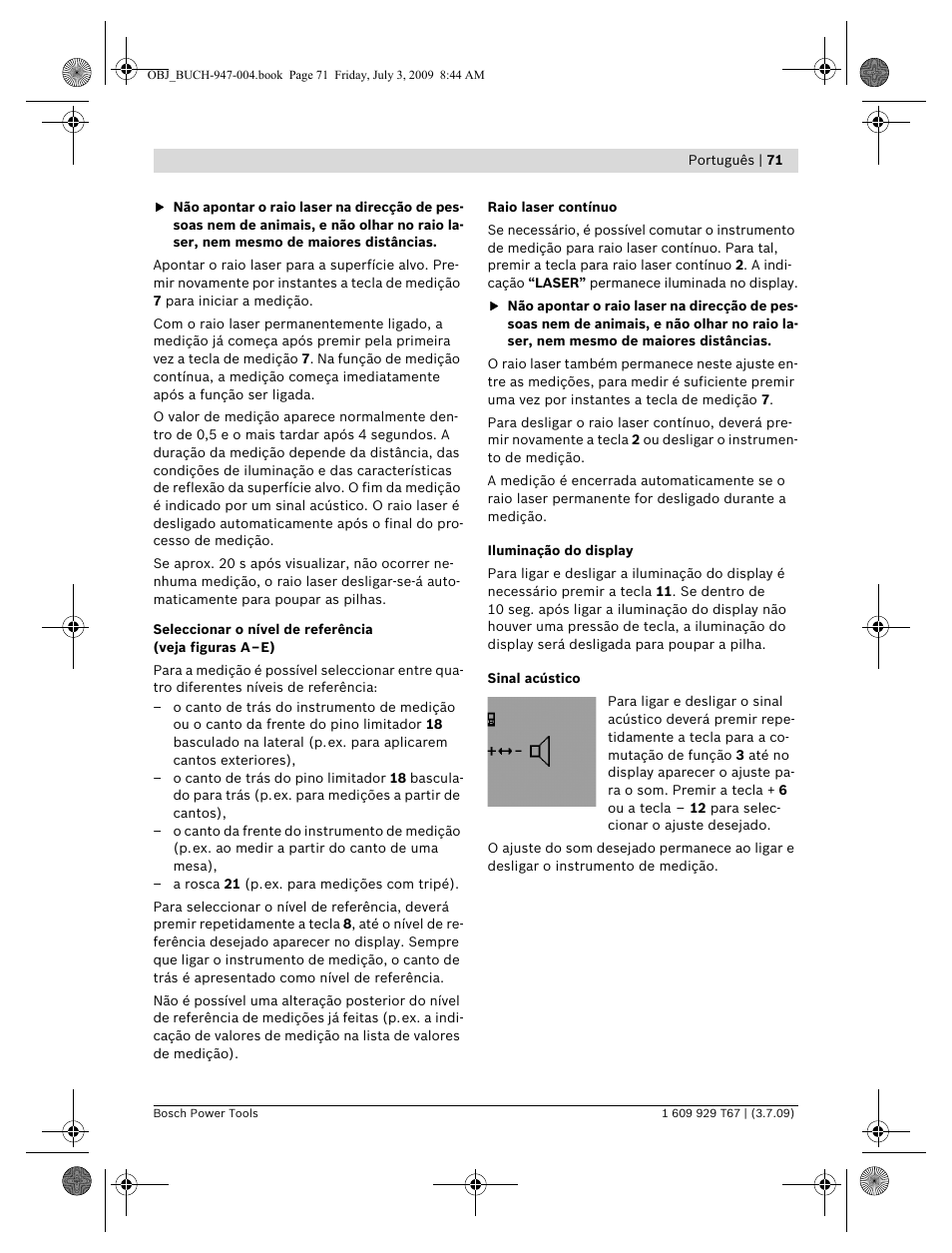 Bosch GLM 150 Professional User Manual | Page 71 / 440